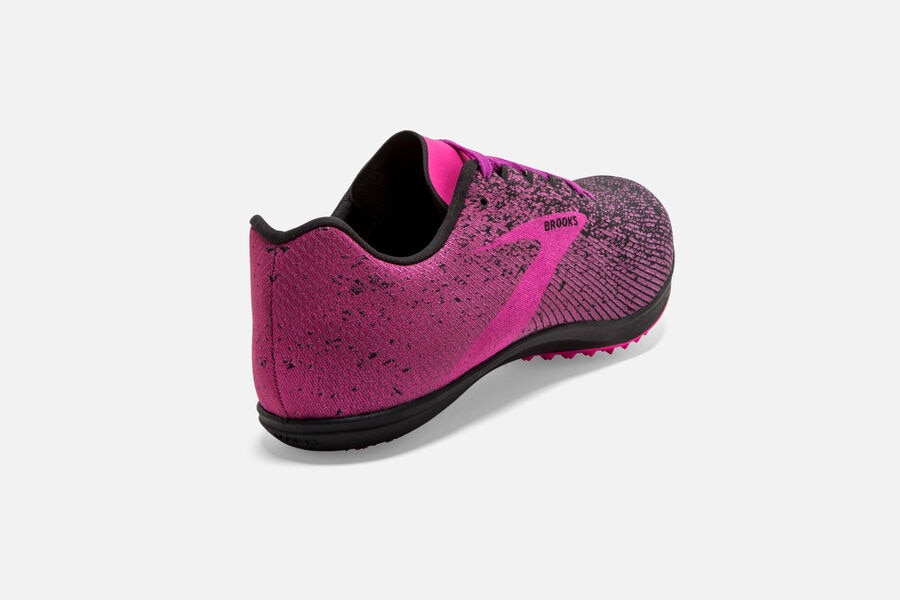 Mach 19 Spikeless Brooks Spikes Shoes NZ Womens - Pink/Black - RZWQJO-309